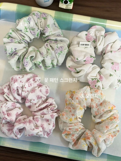 [5%할인] 핸드메이드 스크런치(랜덤팩,단품)