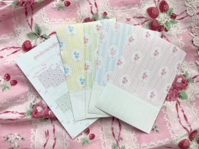 (NEW) 파우더로즈 벽지 모조지팩