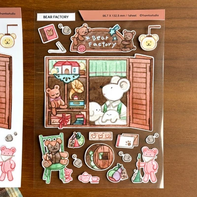 Bear Factory 씰스티커
