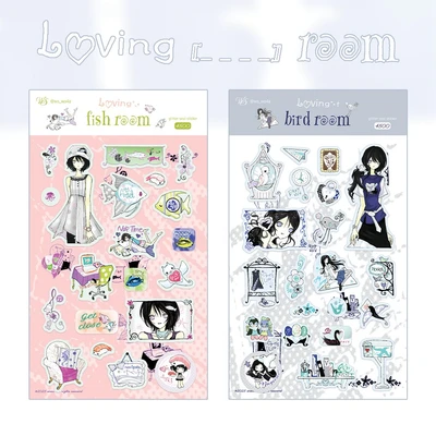 Loving [_ _ _ _] room stickers 