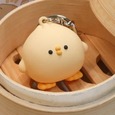 병아리만두 삠 피규어 키링