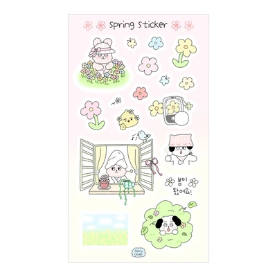 봄 스티커