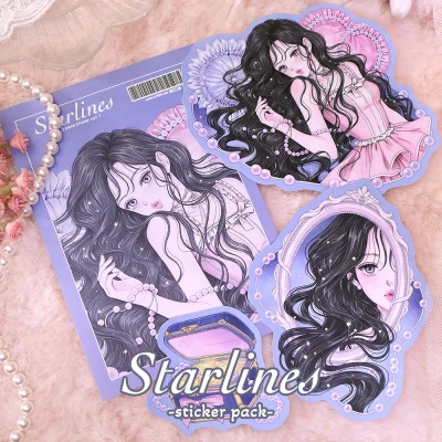 Starlines 조각 스티커