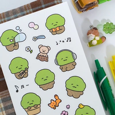 [스티커] 나무우의 하루
