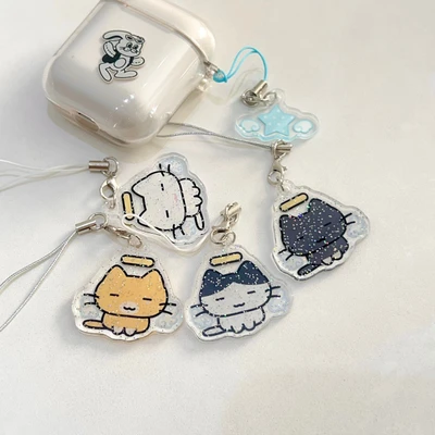 천사 냥이 랜덤 키링