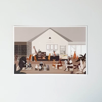 [애니멀리아 엽서] 카페 애니멀리아_cafe animalia