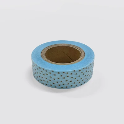 [10% SALE] sky brown dot masking tape