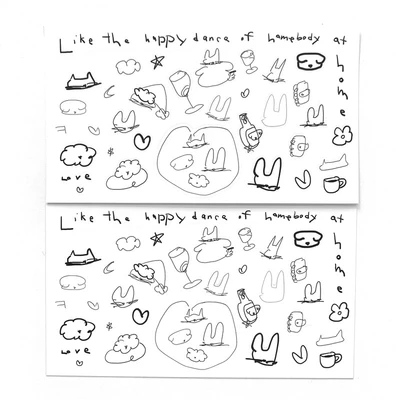 lovely minimini sticker 