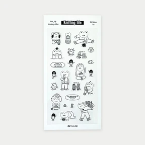 (knitting life) 드로잉 스티커