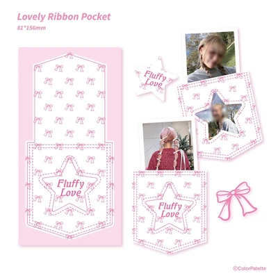 Lovely Ribbon Pocket 스티커
