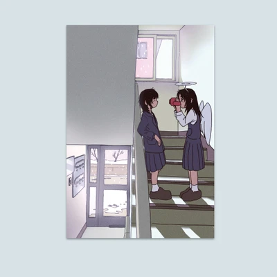 방과 후 규격사이즈 엽서
