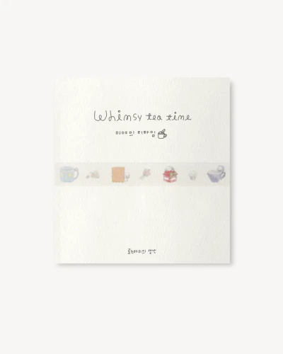 ☕️ 미야의 티타임 마스킹 테이프 Whimsy Tea time masking tape