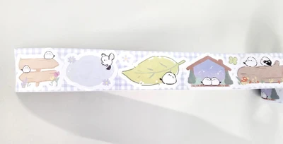 꽃나무 모조지 키스컷 마스킹테이프