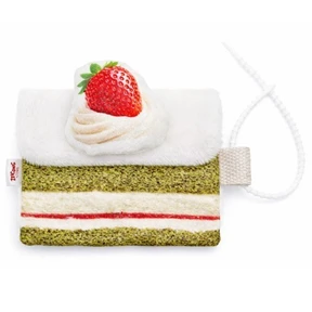 푹신 딸기 말차 케이크 카드홀더🍰