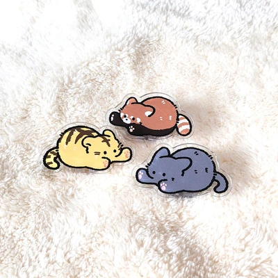 아깽이 삼형제 키링/자석/집게