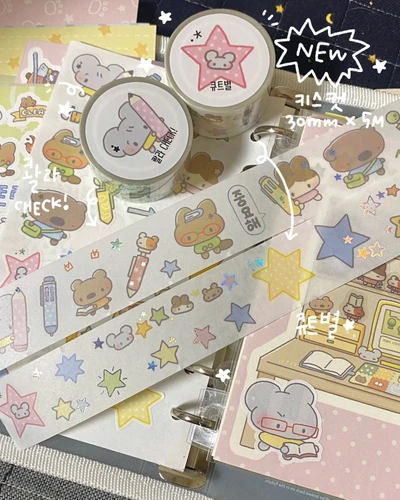 화지+은박키스컷