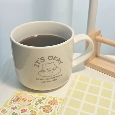 (추가수량 확보) 편안해도 괜찮아 귤리 머그컵☕