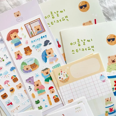 🔥30% off / 여름 날씨 스티커팩