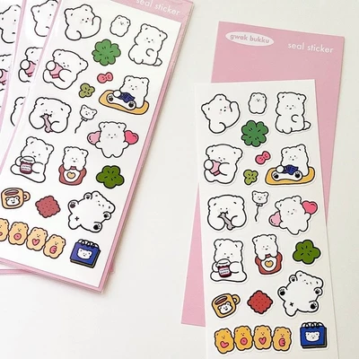 솜사탕 뭉이 씰스티커