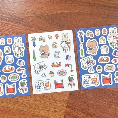 취향 가득 방 꾸미기 스티커
