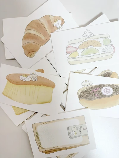 버터 브레드 모조지스티커 팩(15매)