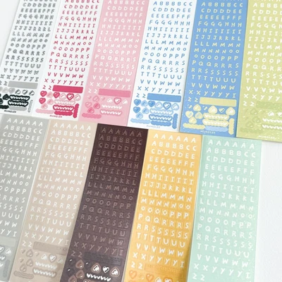 미니 블럭 알파벳 2 / 11 colors (15% Sale)