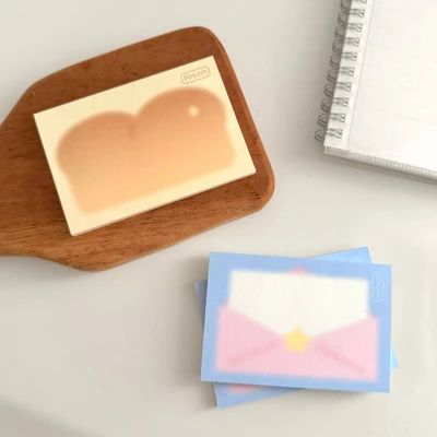 🗒 플러피 떡메모지 2종 (식빵/편지지)