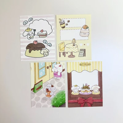 (Sale)버터랜드 모조지 스티커팩(12매)