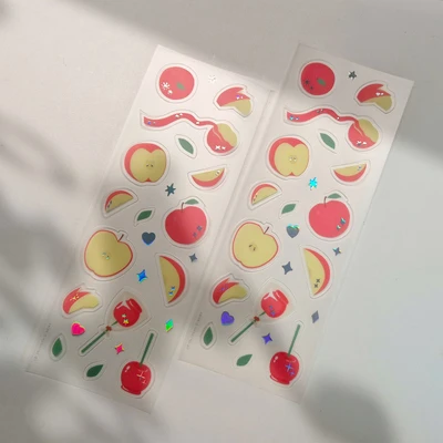 🍎사과사과 데코 박스티커