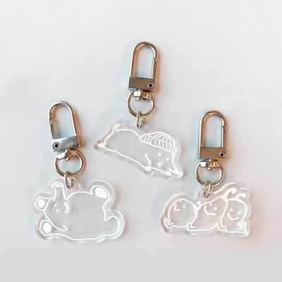 Line & Pink keyring (25% Sale)