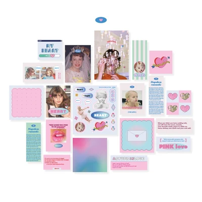 하트 스티커팩