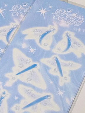(Sticker) Modabi's ocean core sticker (Glitter marine life.ver)