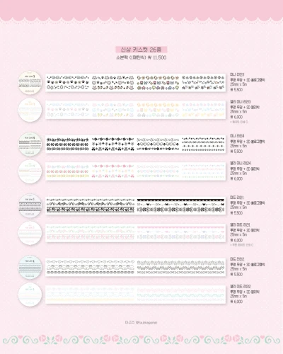 미니 라인 3, 4 / 미드 라인 1, 2