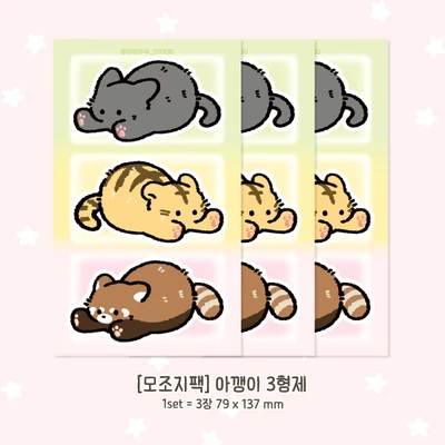 [모조지팩] 아깽이 3형제