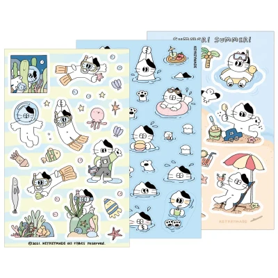 [20%] 여름 스티커 3종택1🐠