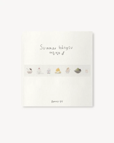 🍧여름 빙수 마스킹 테이프 Summer bing-su masking tape