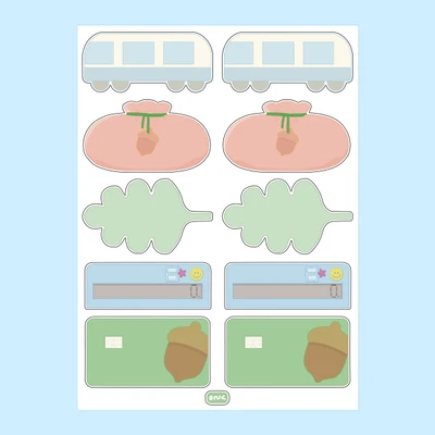 도토리타운모조지스티커3