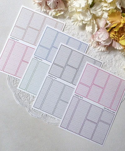 스프링클 칩 페이퍼 4종 set