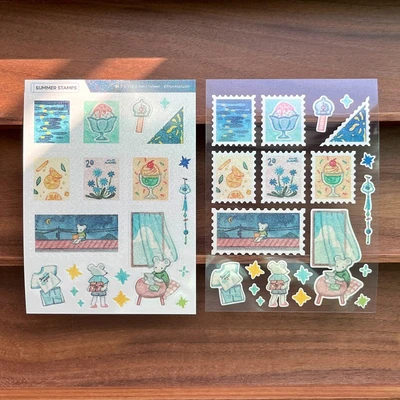 Summer Stamps 씰스티커