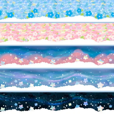 다이어리의 바깥 𝑀𝑎𝑠𝑘𝑖𝑛𝑔 𝑇𝑎𝑝𝑒 5종