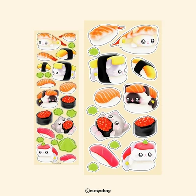 초밥 냥이 씰스티커