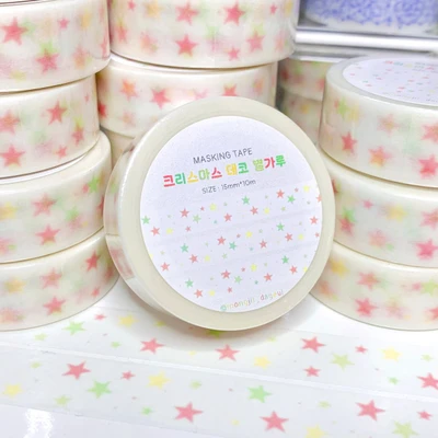 크리스마스 데코 별가루 마스킹테이프⭐인기