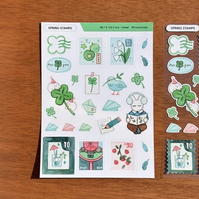 Spring Stamps 씰스티커