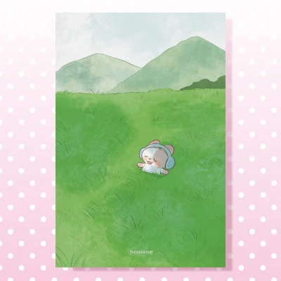 여름 바람이 부는 들판