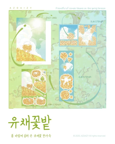 유채꽃밭 세트팩