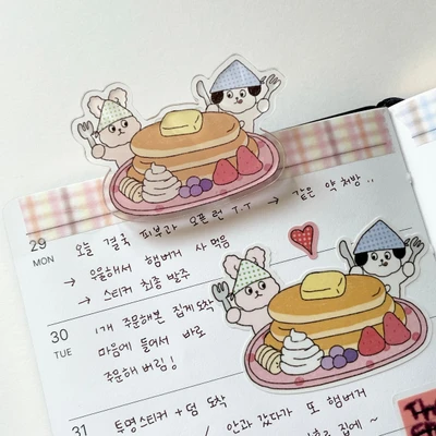 아크릴 단면 집게