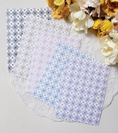 워터 다이아 배경지 스티커 5종 set