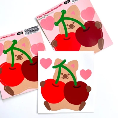 체리 하쿠 리무버블 스티커
