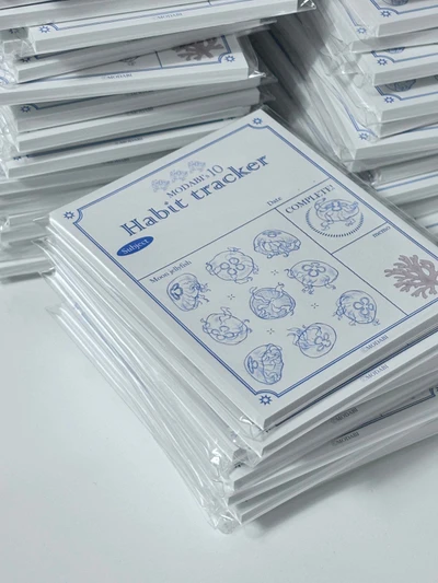 (Memopad) MODABI's 10 Habit tracker memopad