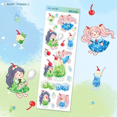 미니 소다 걸즈 스티커